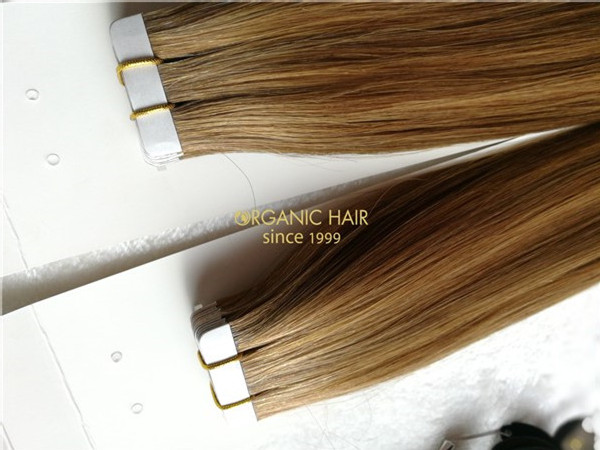100% human remy hair tape in extensions wholesale C1